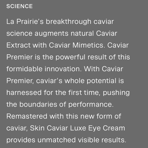 NEW travel size caviar eye cream 3ML - Picture 4 of 7